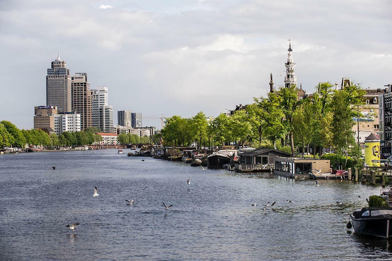 Houseboat Amsterdam - Room With A View Amesterdão Exterior foto